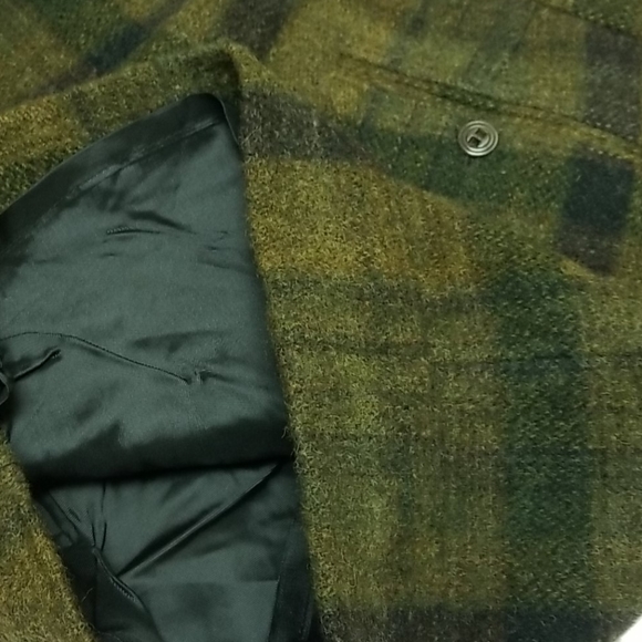 A.P.C. Wool Green Plaid Shorts M - Picture 13 of 14